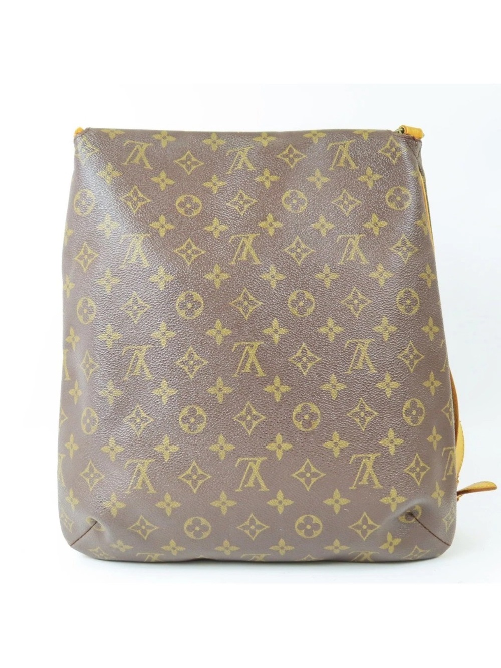 Louis Vuitton Monogram Musette Salsa Bag in Brown & Tan Leather Strap Flaw - Picture 2 of 16